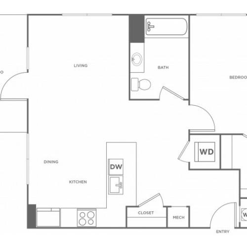 Beech East | 1 bed 1 bath | from 773 square feet