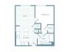 A02 | 1 bed 1 bath | from 645 square feet