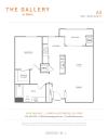A3 | 1 bed 1 bath | from 824 square feet