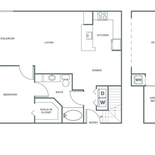 A4GIG | 1 bed 1 bath | from 1173 square feet