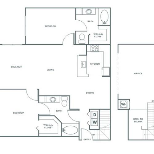 B6GIG | 2 bed 2 bath | from 1464 square feet