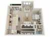 Studio Floorplans | Fontainebleau Apartments | St. Louis Apartments