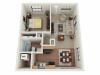 1 Bedroom Floor Plan | Richardson Place | Richardson Place