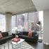 Oversized windows in Lounging Area | St. Louis Apartments | Tower at OPOP