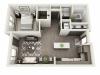 Floor Plan 1 | Apartments For Rent In Hillsboro Oregon | Tessera at Orenco Station