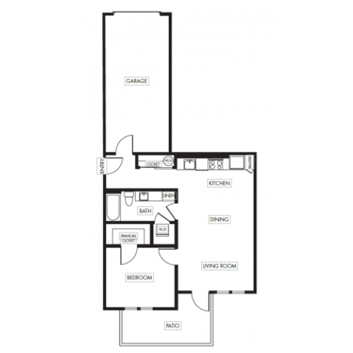 Floor Plan 6 | Anthology Apartments | downtown Issaquah apartments