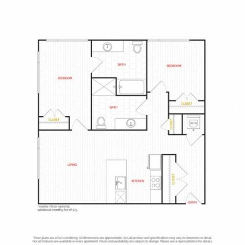 Studio Apartment  |  HANA Apartments  |  Seattle Apartments