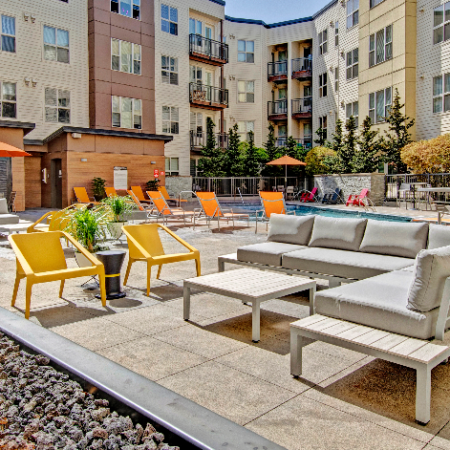 Resident Outdoor Lounge | Apartments Near Hillsboro Oregon | Tessera at Orenco Station 2