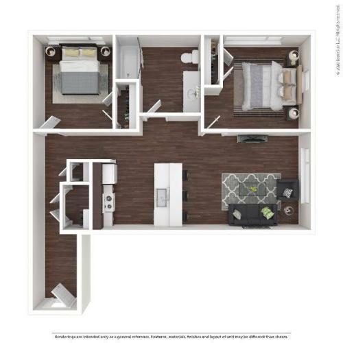 Studio Apartment | HANA Apartments | Seattle Apartments