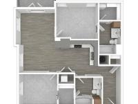 2 Bdrm Floor Plan | Apartments For Rent In Edgewood Washington | 207 East