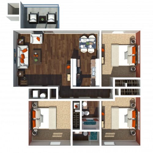 1 Bedroom 1 Bed Apartment Sova