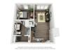 A2 Floor Plan  | Trifecta Apartments | Louisville, KY Apartments