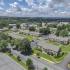 Aerial view of the complex at Woodland Plaza Apartments in Wyomissing, PA.