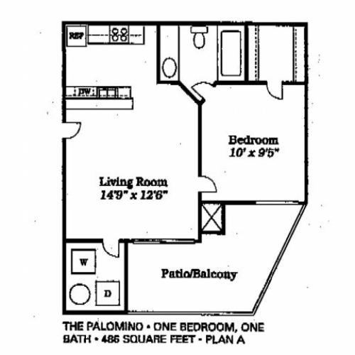 The Mustang 2 Bed Apartment CULPEPER FARMS LLC