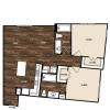 Floor Plan 7 | San Antonio 2 Bedroom Apartments | 1800 Broadway
