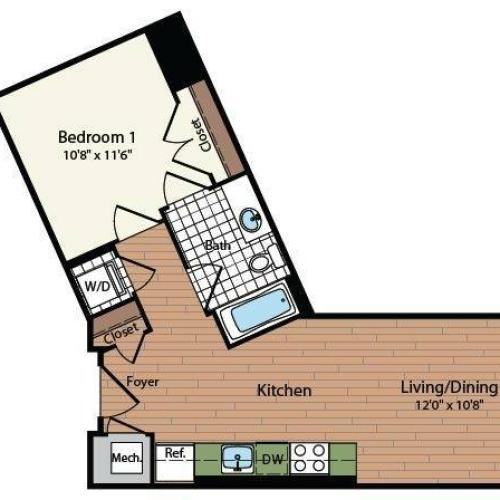 Floor Plan 2 | Meridian at Mt Vernon Triangle
