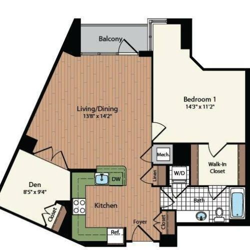 Floor Plan 20 | Meridian at Mt Vernon Triangle