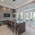 Artisan Living Bella Citta Rental Townhomes clubhouse kitchen and seating area
