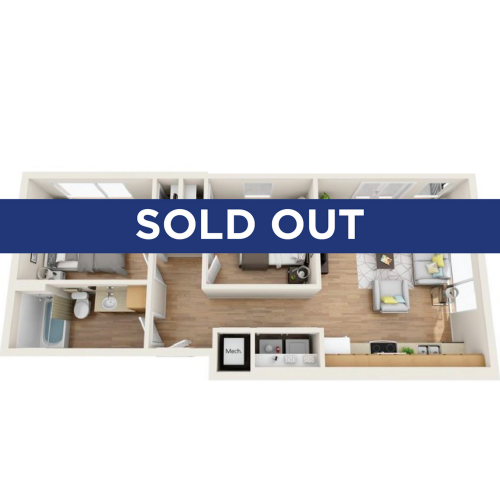 2BR/1BA - D - Sold Out