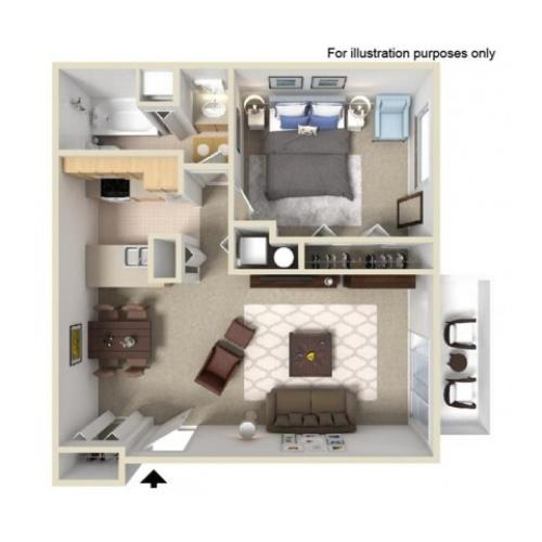 2 Bed 1 Bath Apartment In Carol Stream Il Lakehaven