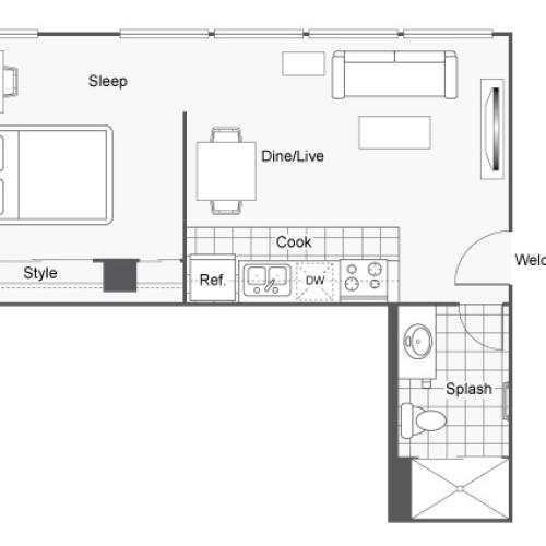 The Icon Student Housing St Louis MO 63103 Floor Plan