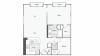1 Bedroom Floor Plan | Student Apartments Atlanta | Dwell ATL