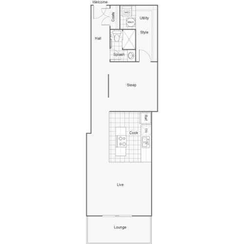 Floor Plan 18 | Wichita Kansas Apartments | ReNew Wichita