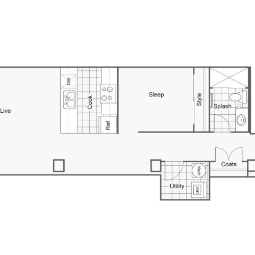Floor Plan 24 | Luxury Apartments Wichita KS | ReNew Wichita
