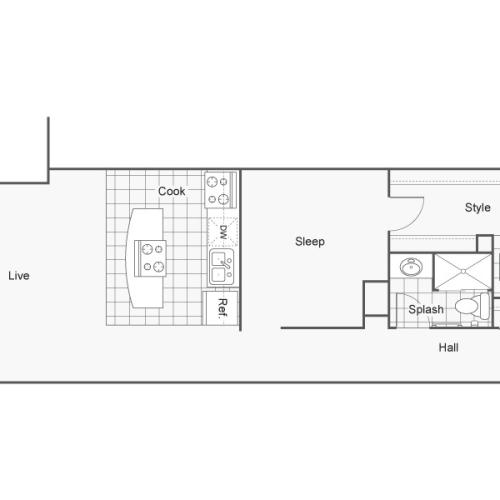 Floor Plan 33 | Wichita Kansas Apartments | ReNew Wichita