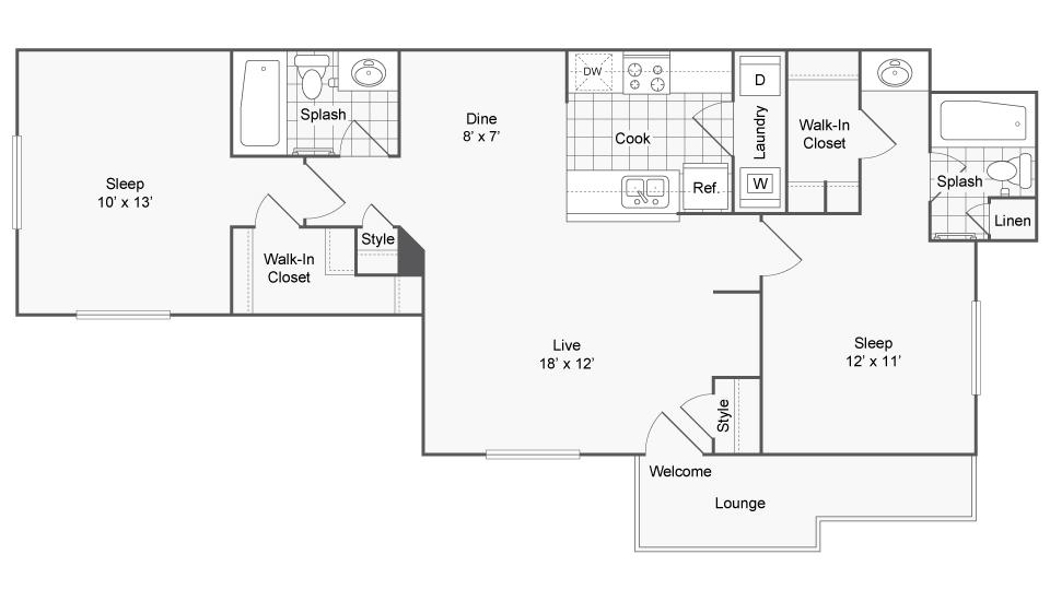 Floor Plans Apartments in Abingdon, MD ReNew Harford