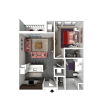 Floor Plan B1 | Forte at 84 South | Apartments in Greenfield, WI
