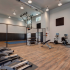 Fitness center and indoor basketball court at Verandas apartments in Springfield, MO