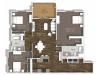 furnished 3 bedroom floor plan layout at Verandas in Springfield, MO