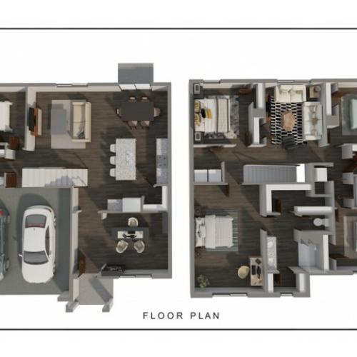 floor plan drawing for Hayden